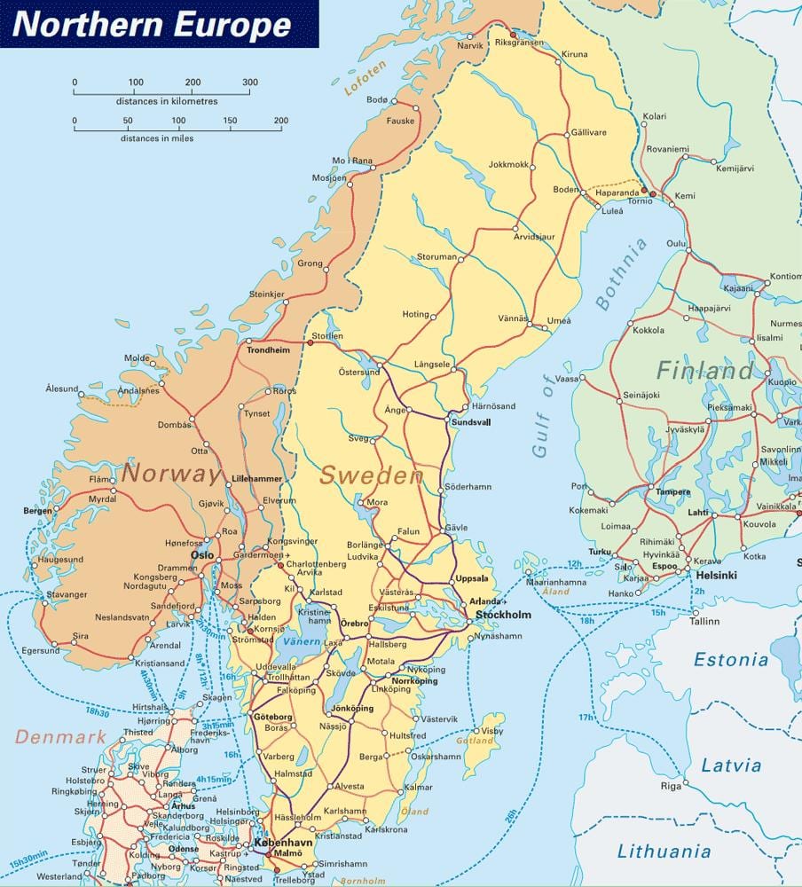 mapa narvik, Norsko