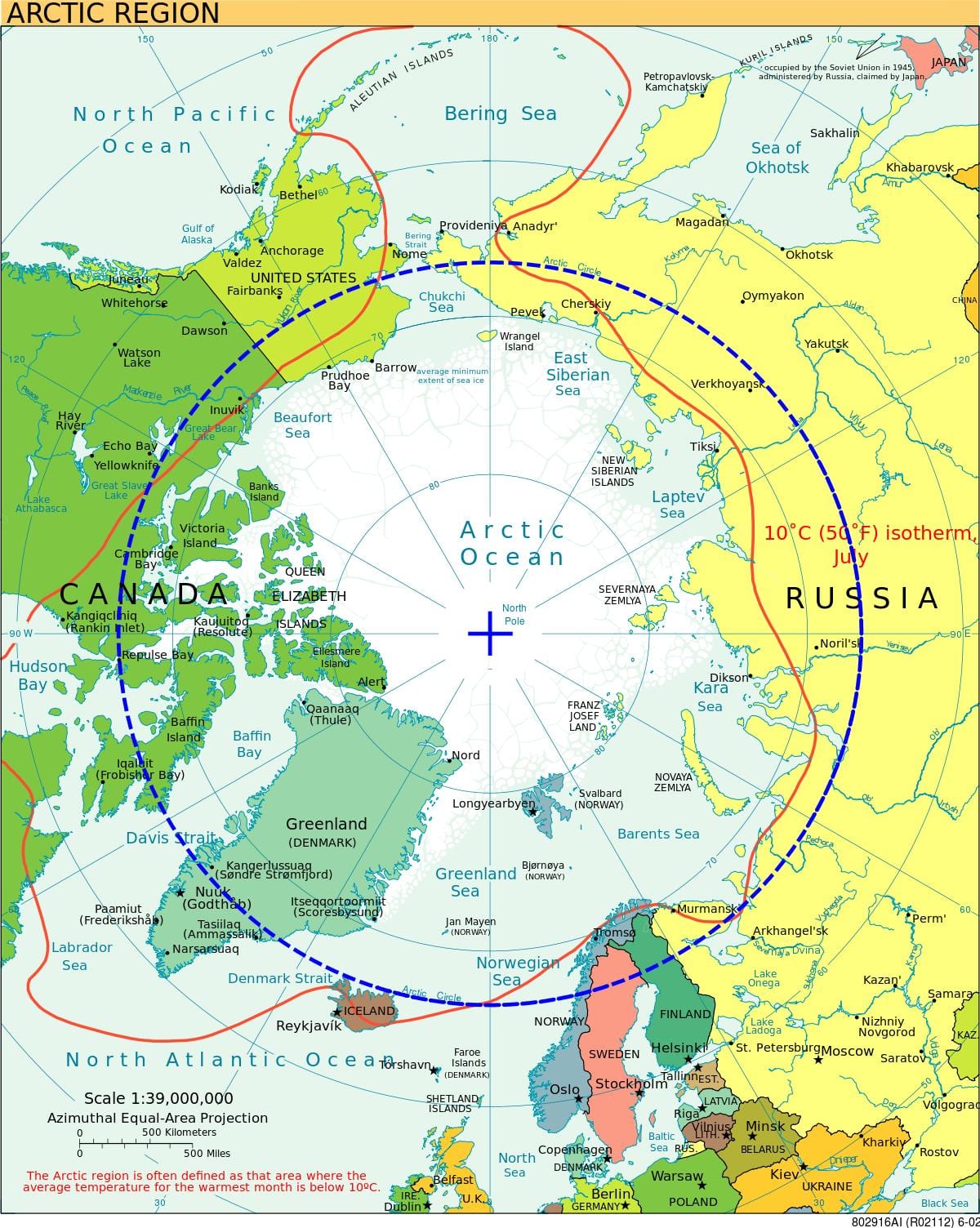 arctic Norsko mapě