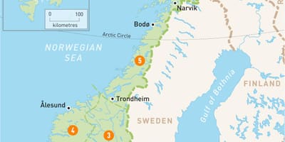 Mapa alta Norsko