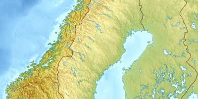 Mapa oblačnosti Norsko