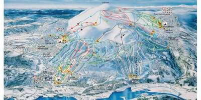 Ski Norsko mapě